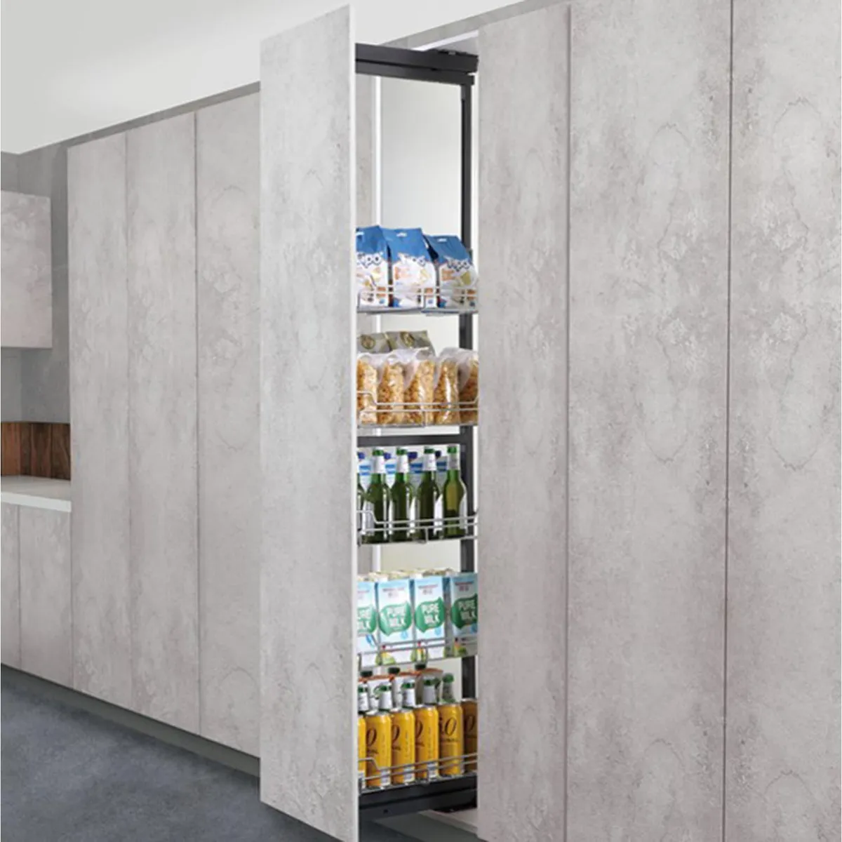 KUTZ - Despensa extraíble 5 niveles c/s 400mm 50kg kutz