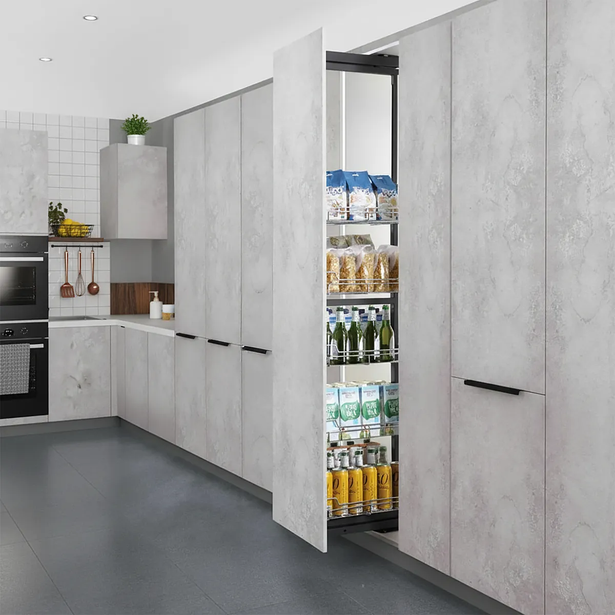 KUTZ - Despensa extraíble 5 niveles c/s 400mm 50kg kutz