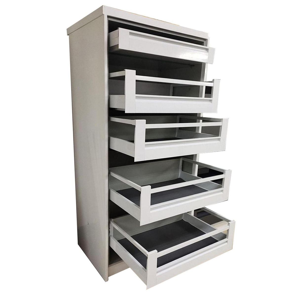 KUTZ - Despensa 5 cajones tandem blanco kutz