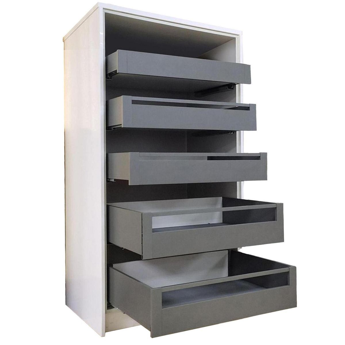 KUTZ - Despensa 5 cajones slim antracita kutz