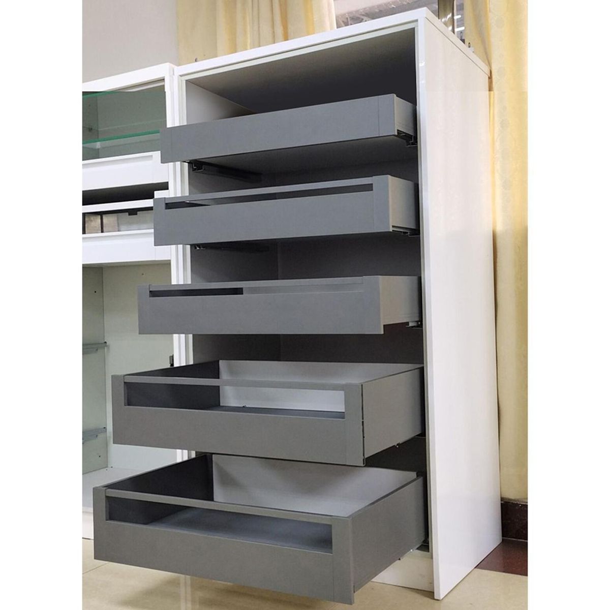 KUTZ - Despensa 5 cajones slim antracita kutz