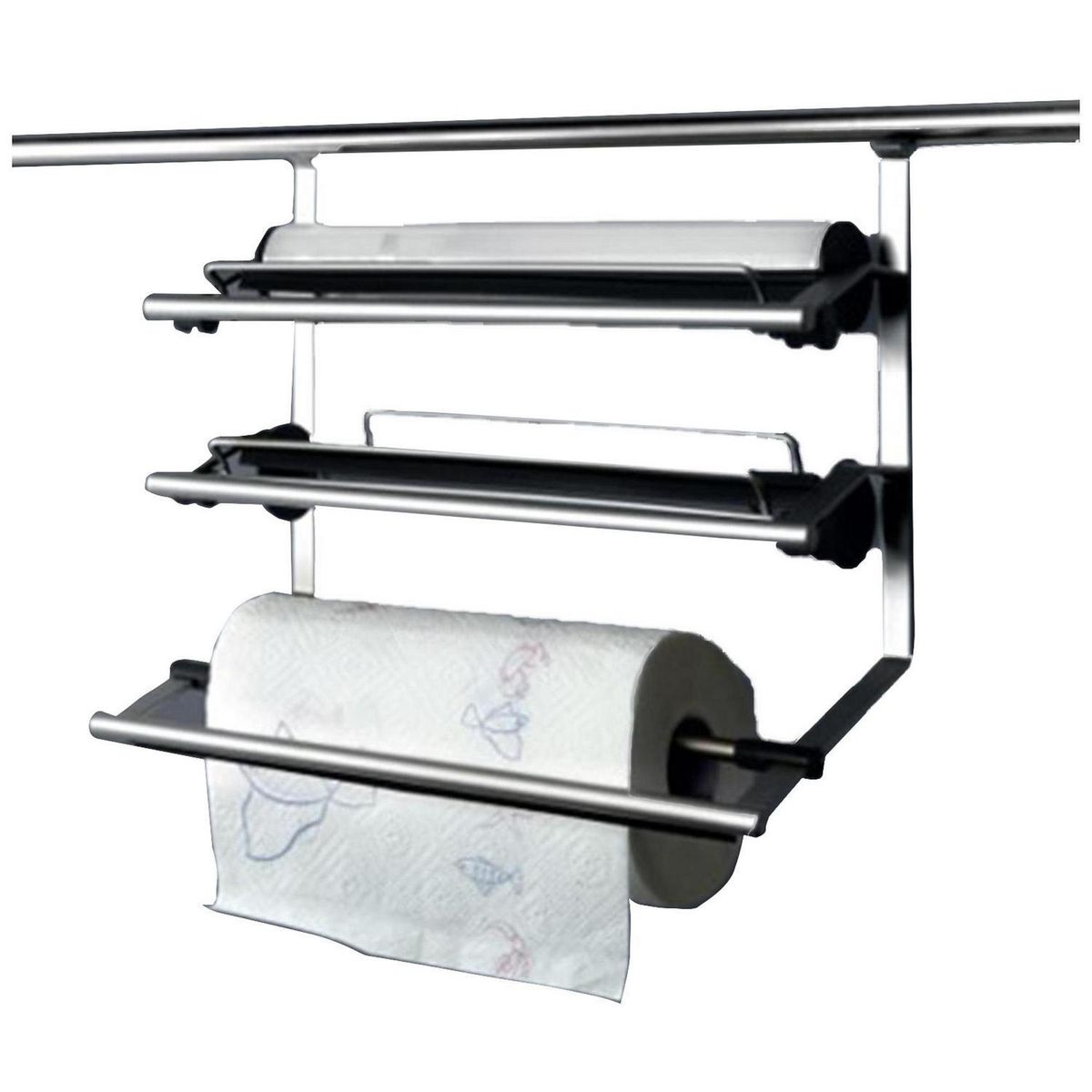 KUTZ - Soporte rollos 3 niveles acero satin b-line kutz