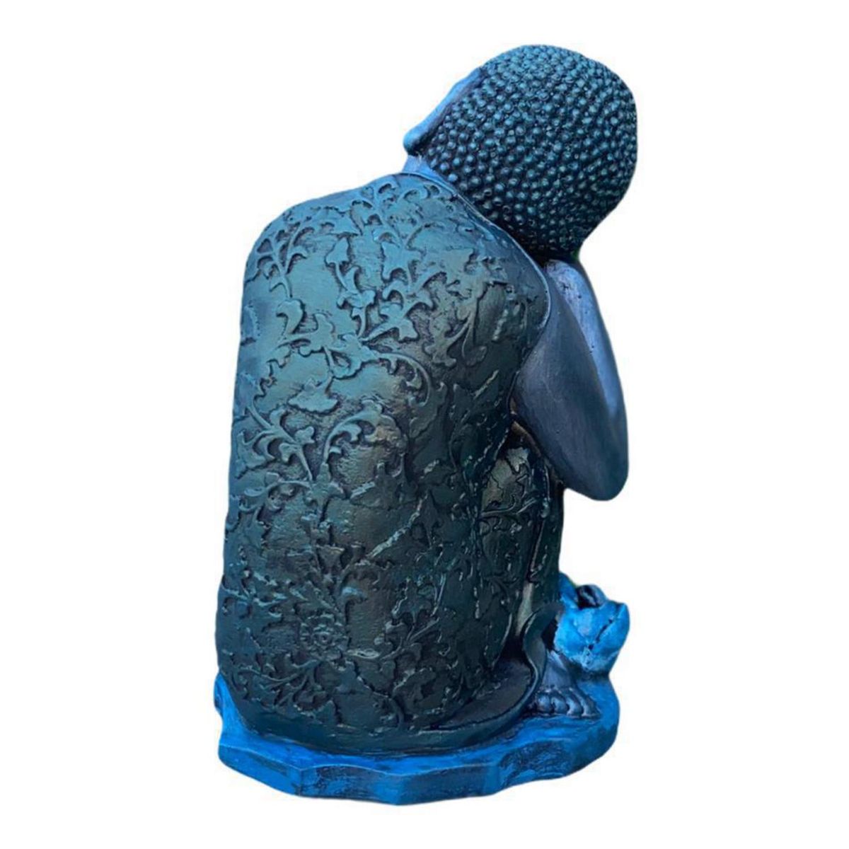 SAT NAM INSPIRES - Buda Pensante Flor Loto 38cm