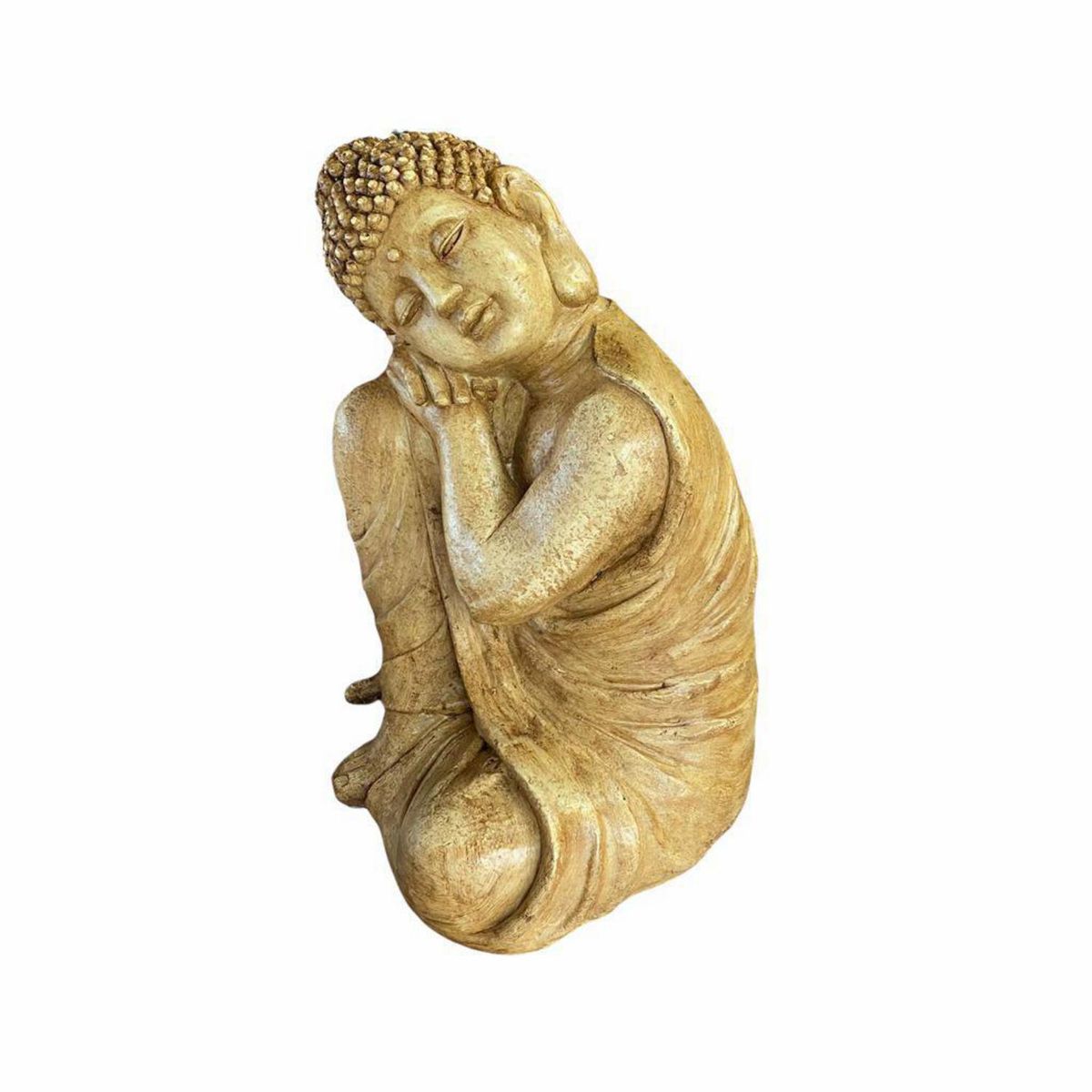 SAT NAM INSPIRES - Buda durmiente marfil 50x30x30 cm