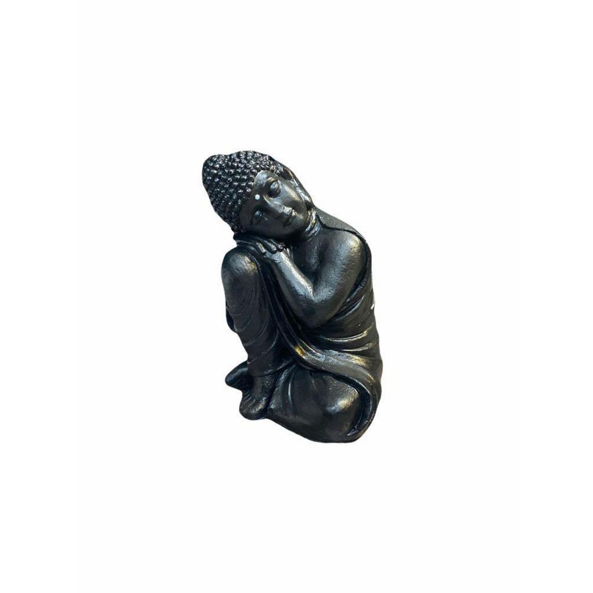 SAT NAM INSPIRES - Buda durmiente 50x30x30 cm black line