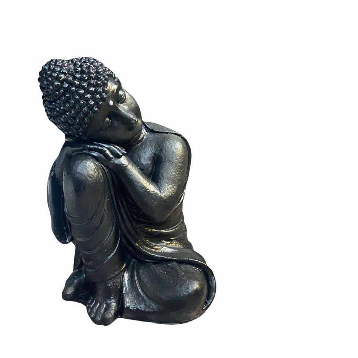 SAT NAM INSPIRES - Buda durmiente 50x30x30 cm black line