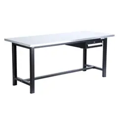 AUTORODEC - Mesón de trabajo 180x75x78 cm sup acero inoxidable
