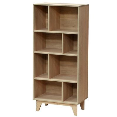 Imagen 2 del producto Librero Domino Maxi Melamina 3 Nivel(es) 29.5x135.5x34 cm Carvalo