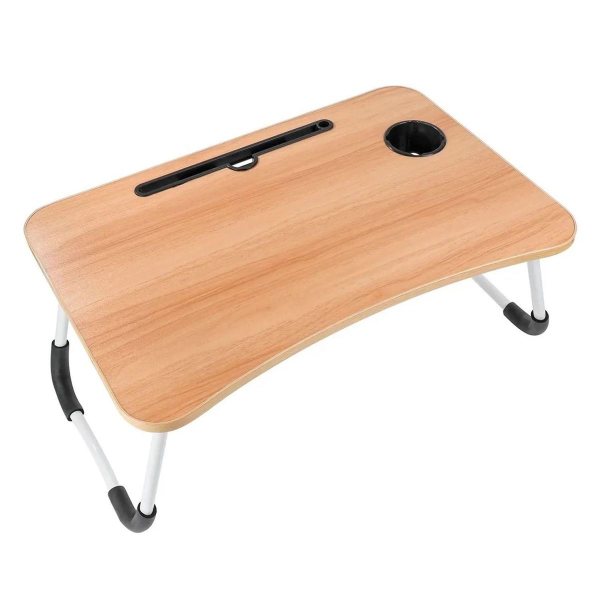 IMPORTADORA USA - Bandeja Mesa Madera para notebook con posa vaso