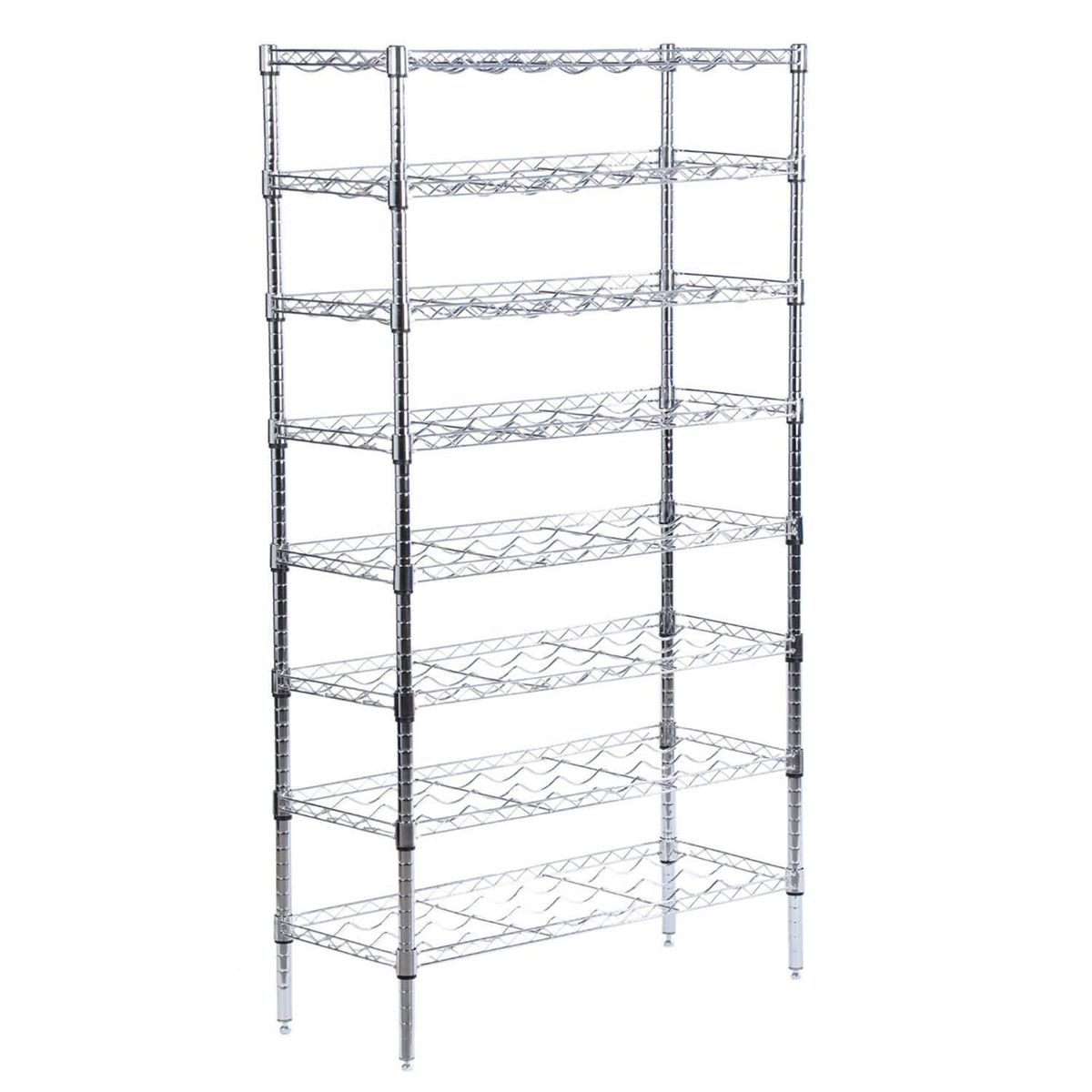 AUTORODEC - Estante para Botellas 8 Nivel(es) 91x160x72 cm Cromado