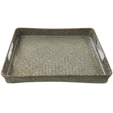 Bandeja 24x34x5 cm fibra natural