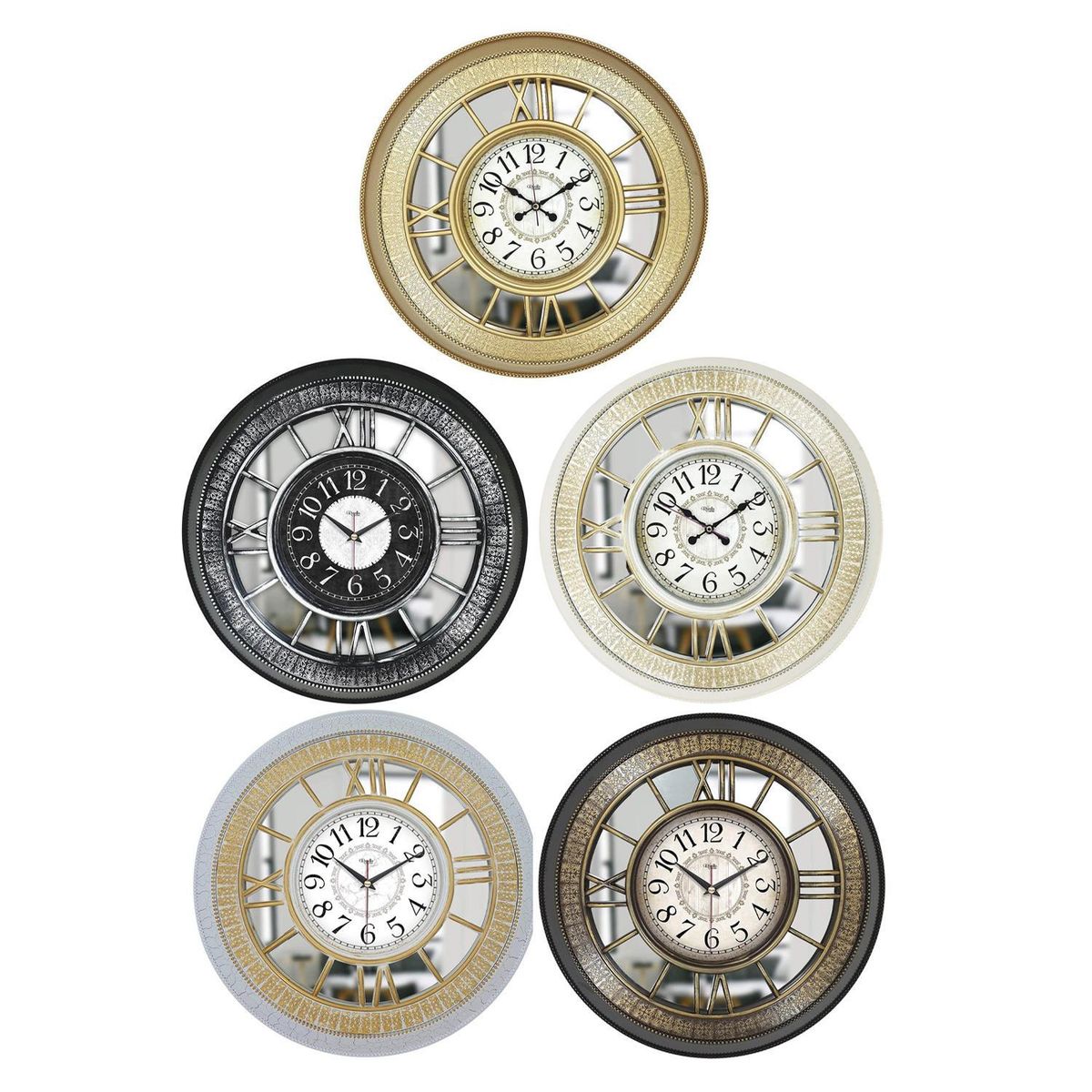 ZAGORA - Reloj de pared roma 50 cm colores surtidos