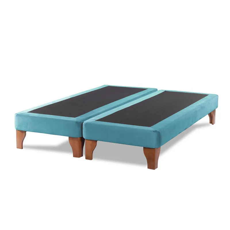 LATAM HOME - Base europea zen tela turquesa 2 pza