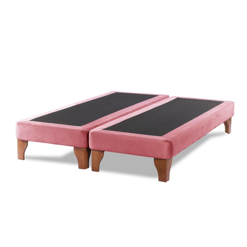 LATAM HOME - Base europea zen  tela palo rosa 2 pza