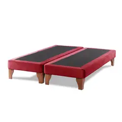 LATAM HOME - Base europea zen tela burdeo 2 pza