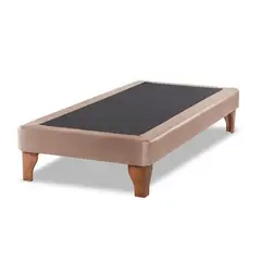 LATAM HOME - Base europea zen cuero beige 1 1/2 pza