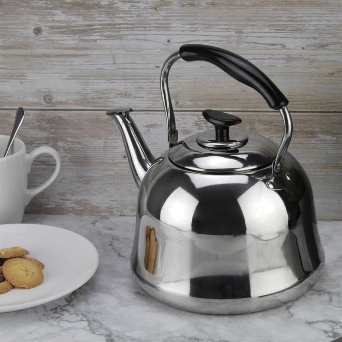 MARMICOC - Tetera 4 l Acero Inoxidable Plateado