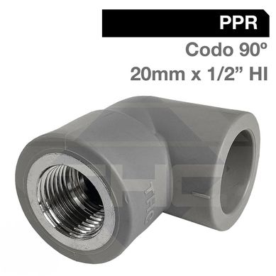Codo 20  x 1/2 HI PP-RCT