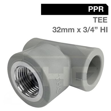 Tee 32 x 3/4 HI PP-RCT