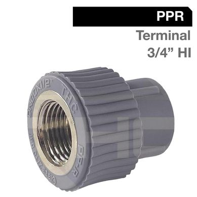 Terminal 25 x 3/4 HI PP-RCT.
