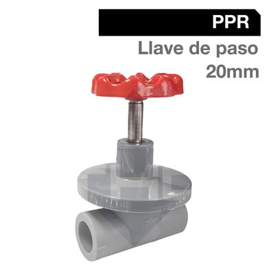 Llave Paso Metal 20mm PP-RCT.