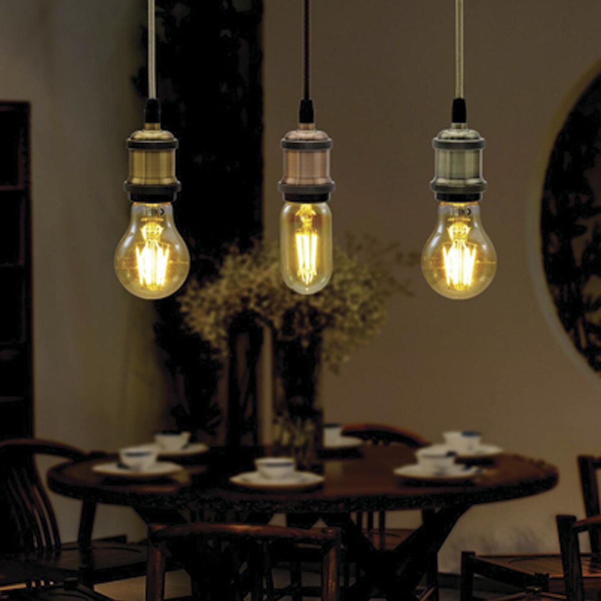 HB LEDS - Soquete E-27 Retro Metálico Vintage