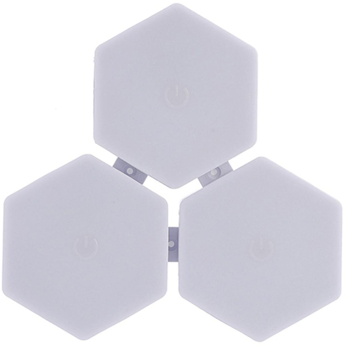 HB LEDS - Pack Lámparas Led Hexagonal Blanco 2.7x7.5 cm