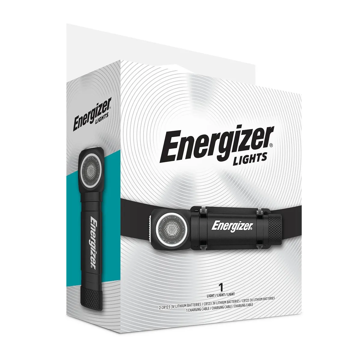ENERGIZER - Linterna Manos Libres Hybrid Ultra Vision 1000 Lum