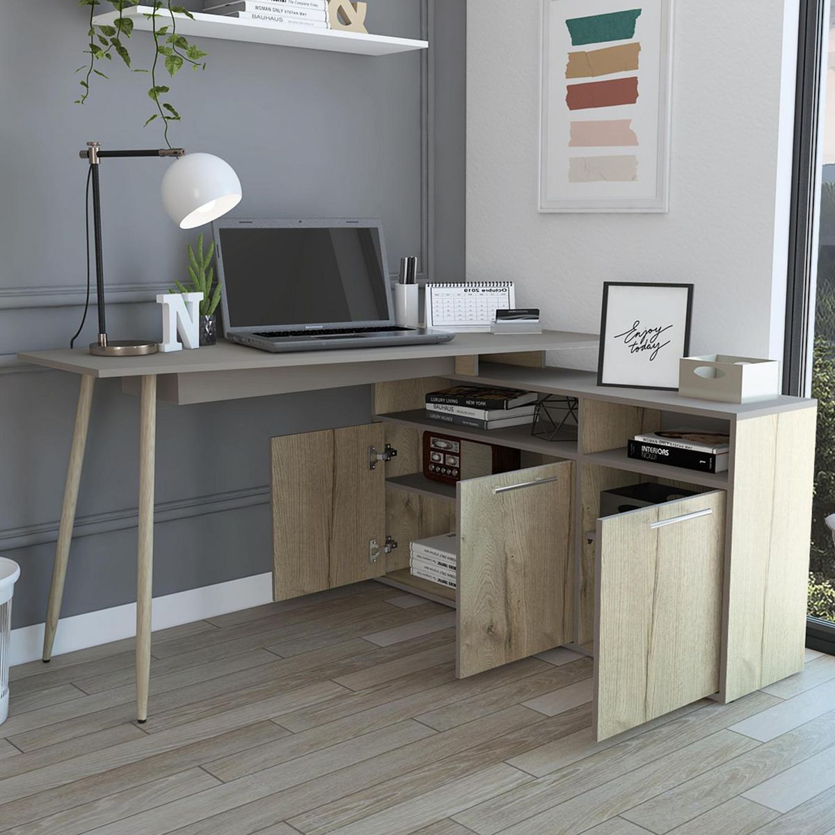 TUHOME - Escritorio Obregon 3 puertas