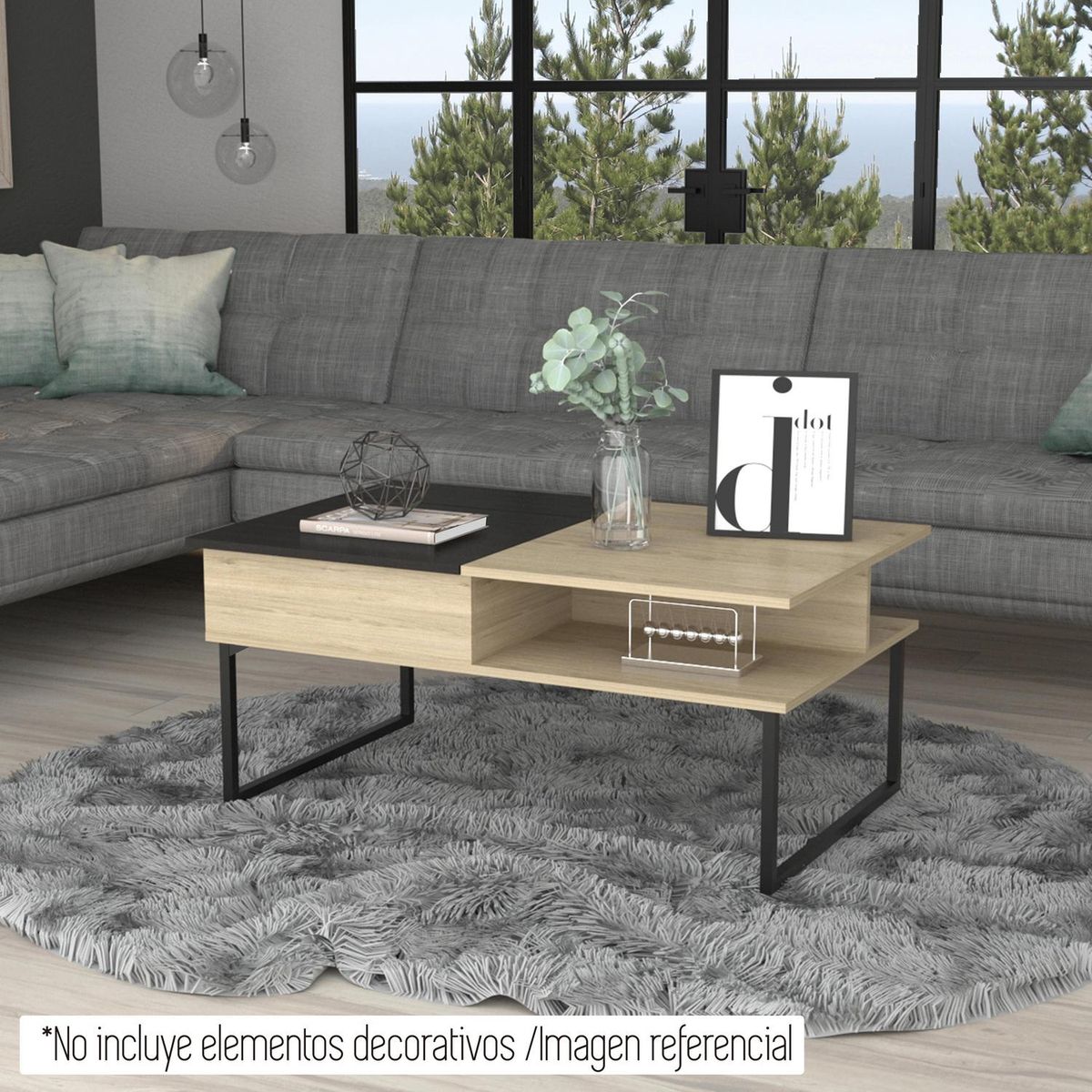 TUHOME - Mesa funcional rovere