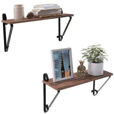 Imagen 2 del producto Set de Repisas Aglomerado 2 Nivel(es) 60x32x20 cm Café