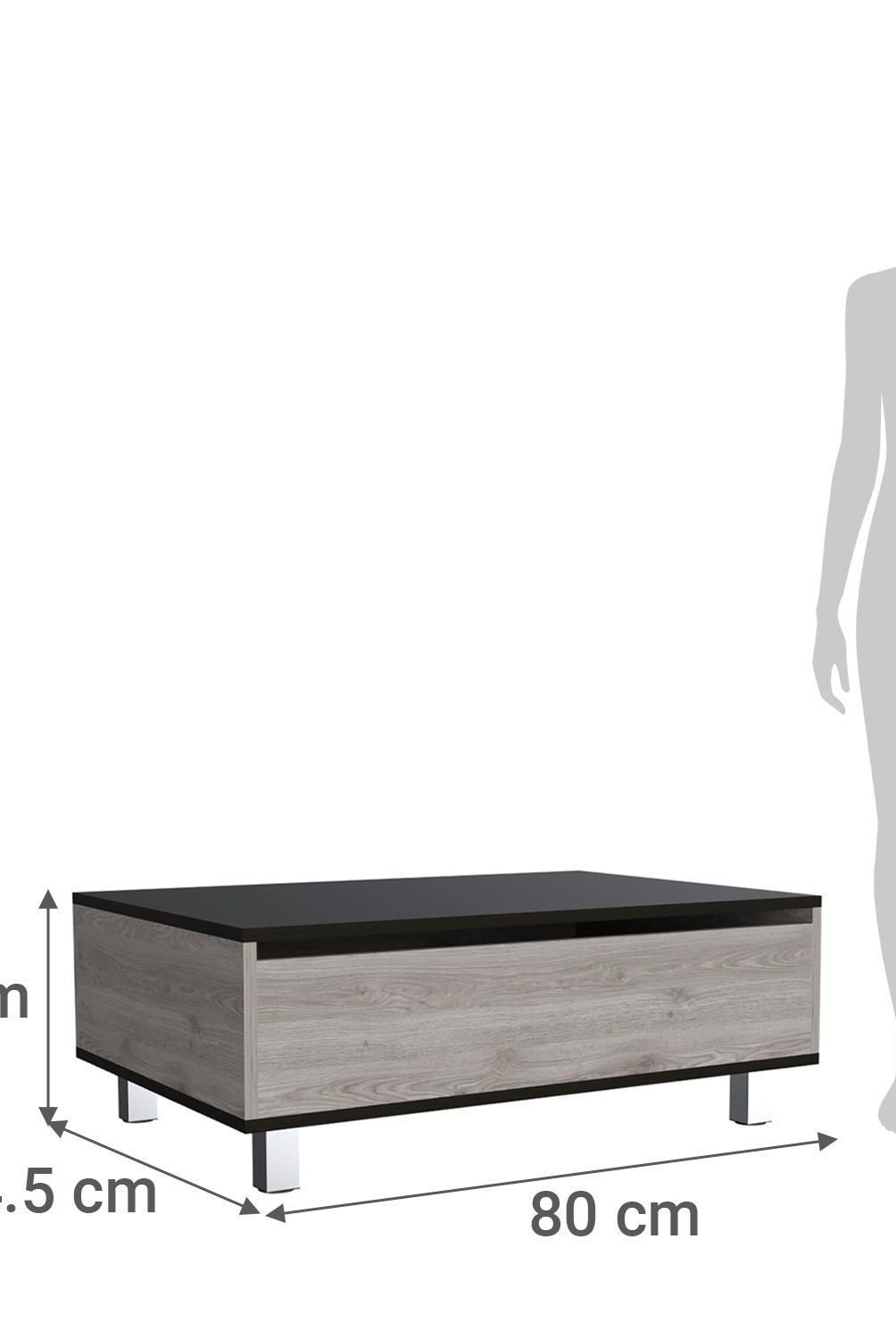 TUHOME - Mesa funcional ceniza - wengue