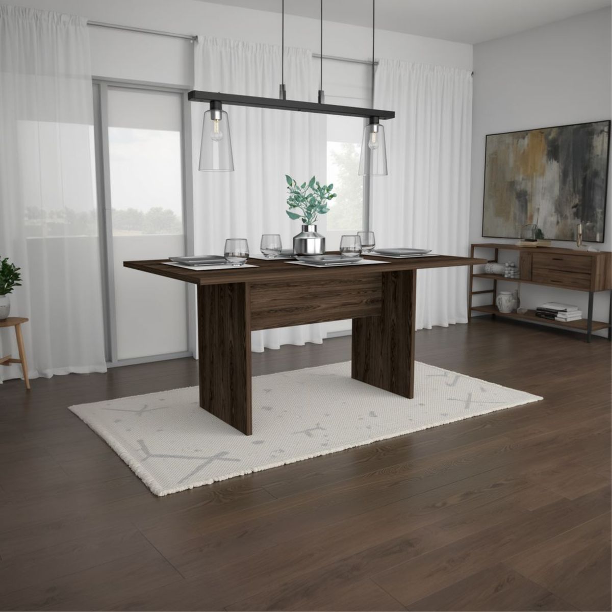 TUHOME - Mesa de comedor Beijing