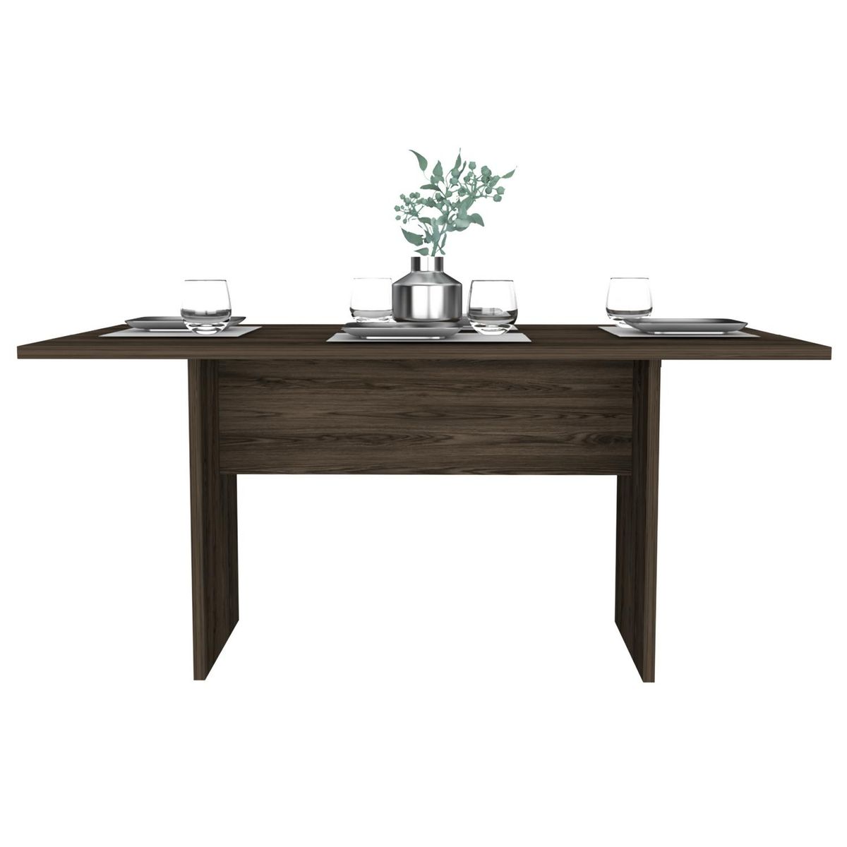 TUHOME - Mesa de comedor Beijing coñac