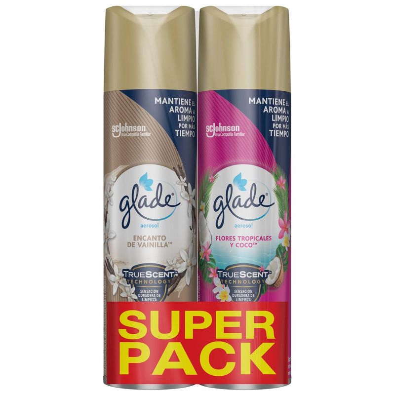 GLADE - Desodorante Aerosol variedades 0.72 l