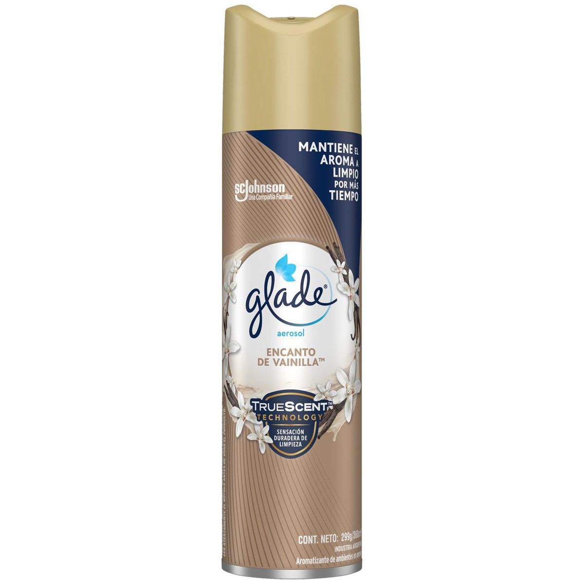 GLADE - Desodorante Aerosol vainilla 0.36 l