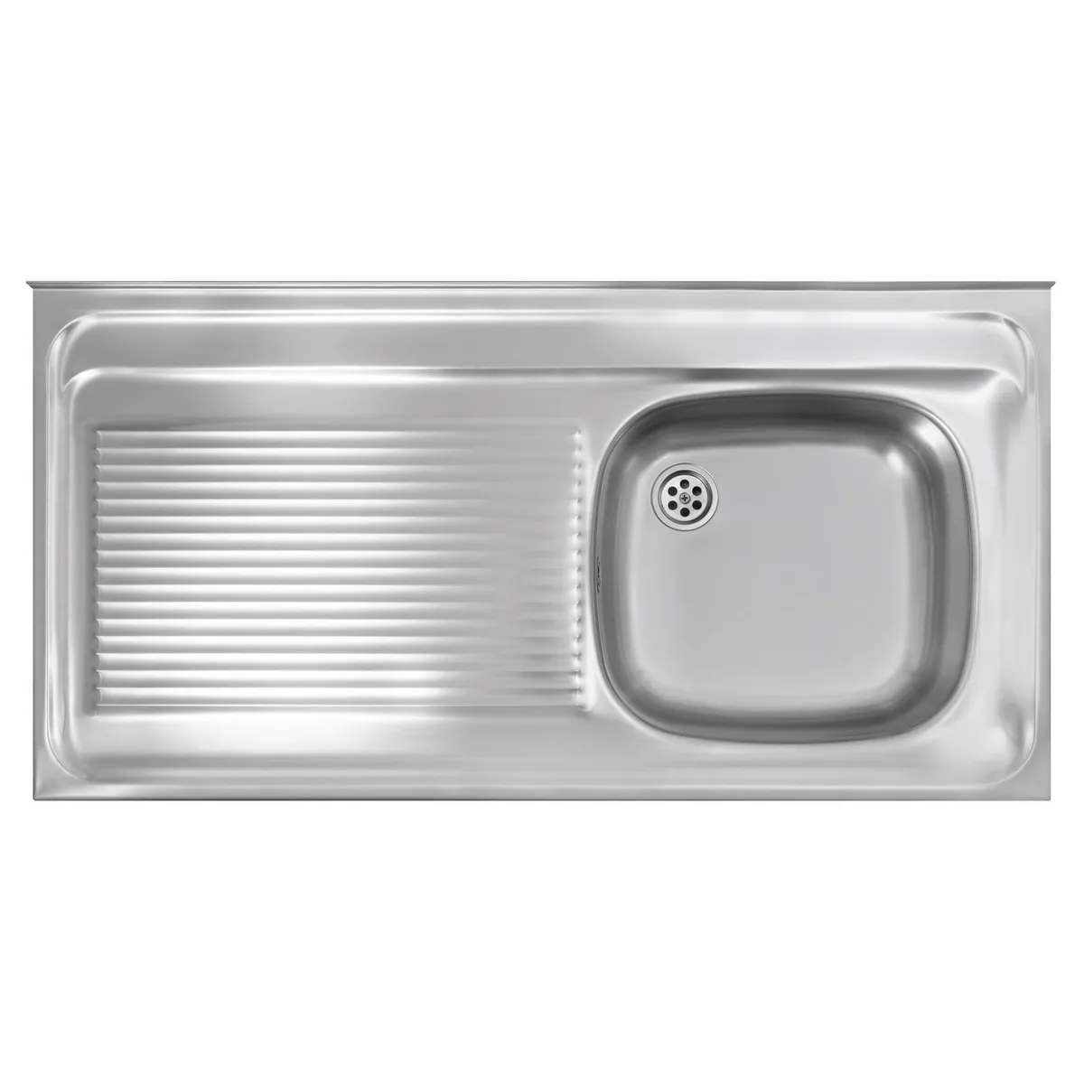 TEKA - Lavaplatos Sobreponer 1 Cubeta(s) 100x14x50 cm Acero inoxidable