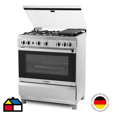 Cocina a Gas 5 Platos Gris PRO547 IN HSK44I25SE