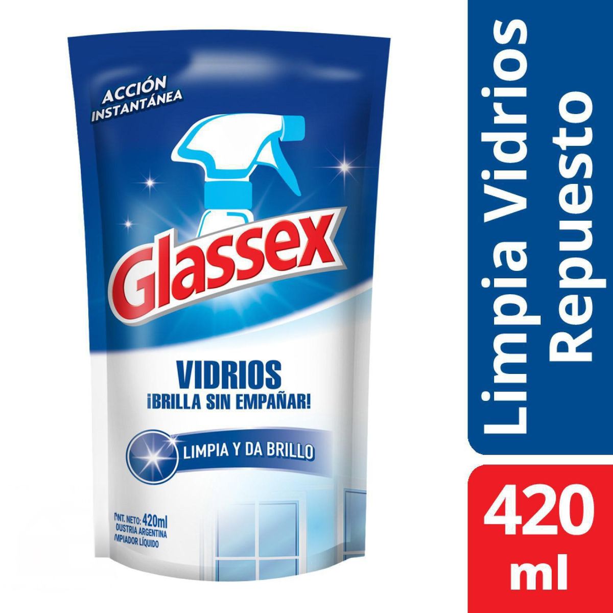 GLASSEX - Limpia vidrios 420 ml