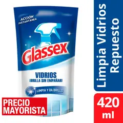 GLASSEX - Limpia vidrios 420 ml