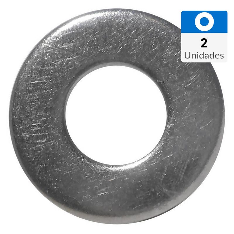 MAMUT - Golilla plana inoxidable 3/8  2unid