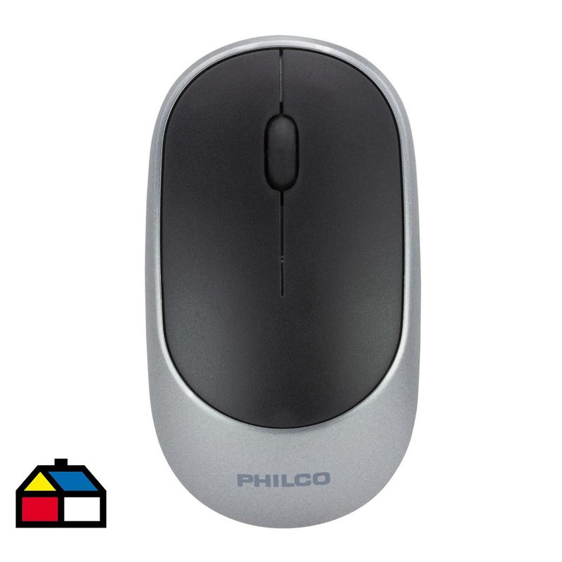 PHILCO - Mouse inalambrico pro 2.4G color Gris