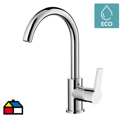 Grifera de cocina con apertura en fro incluye flexibles