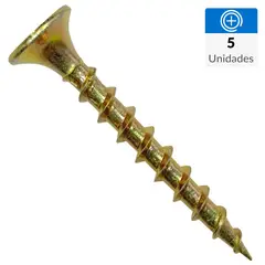 MAMUT - Tornillo Tirafondo Cabeza Torx Yeso-Cartón 240 mm 8 mm 5 Unidades