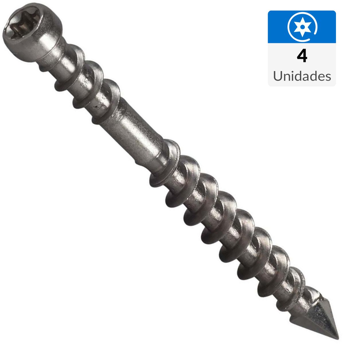 MAMUT - Tornillo Tirafondo Madera 240 mm 8 mm 4 unidad(es)