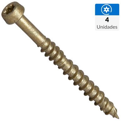 Tornillo para deck pta fina 4.8x42mm ruspert 4unid