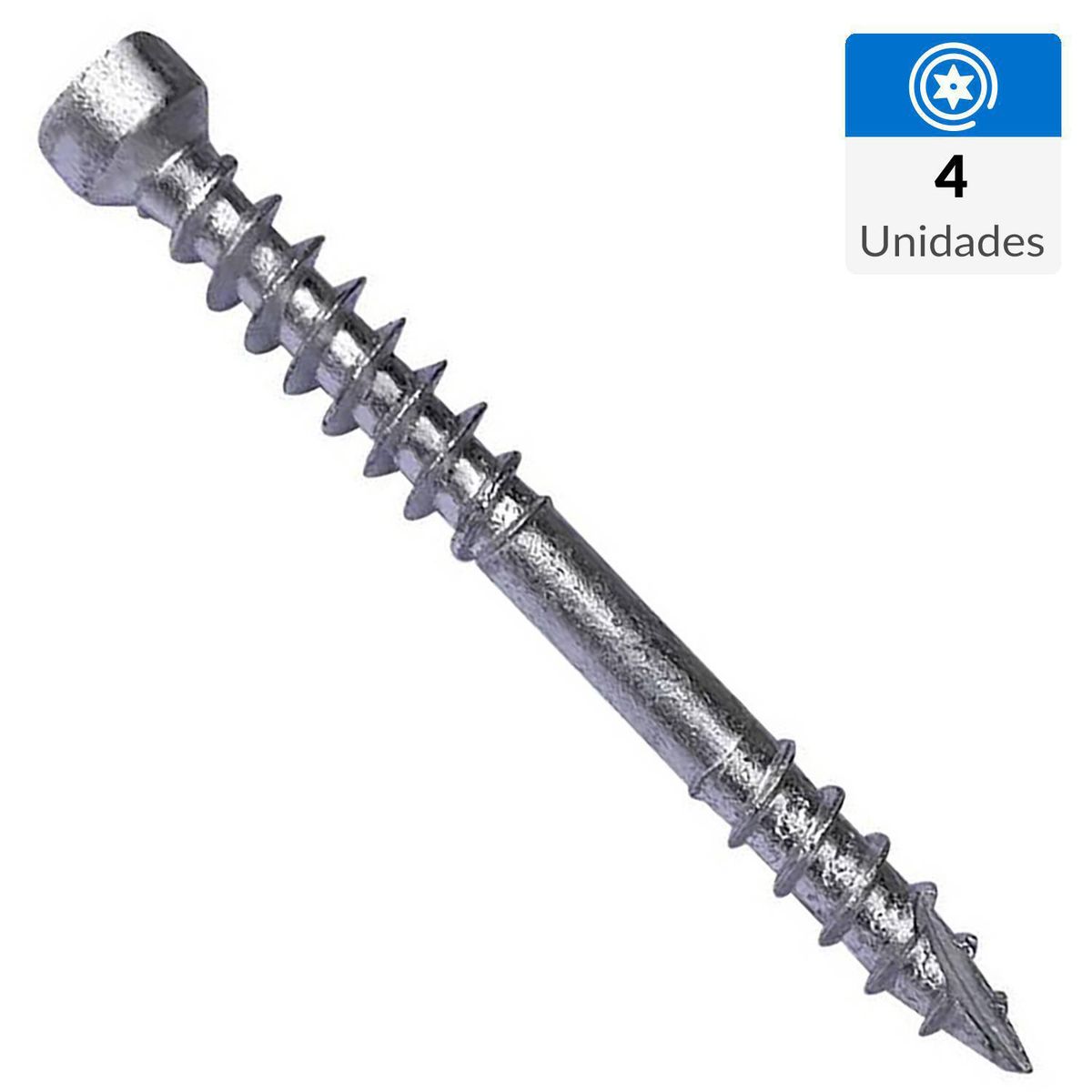 MAMUT - Tornillo Lancero Tirafondo Madera 120 mm 8 mm 4 unidad(es)