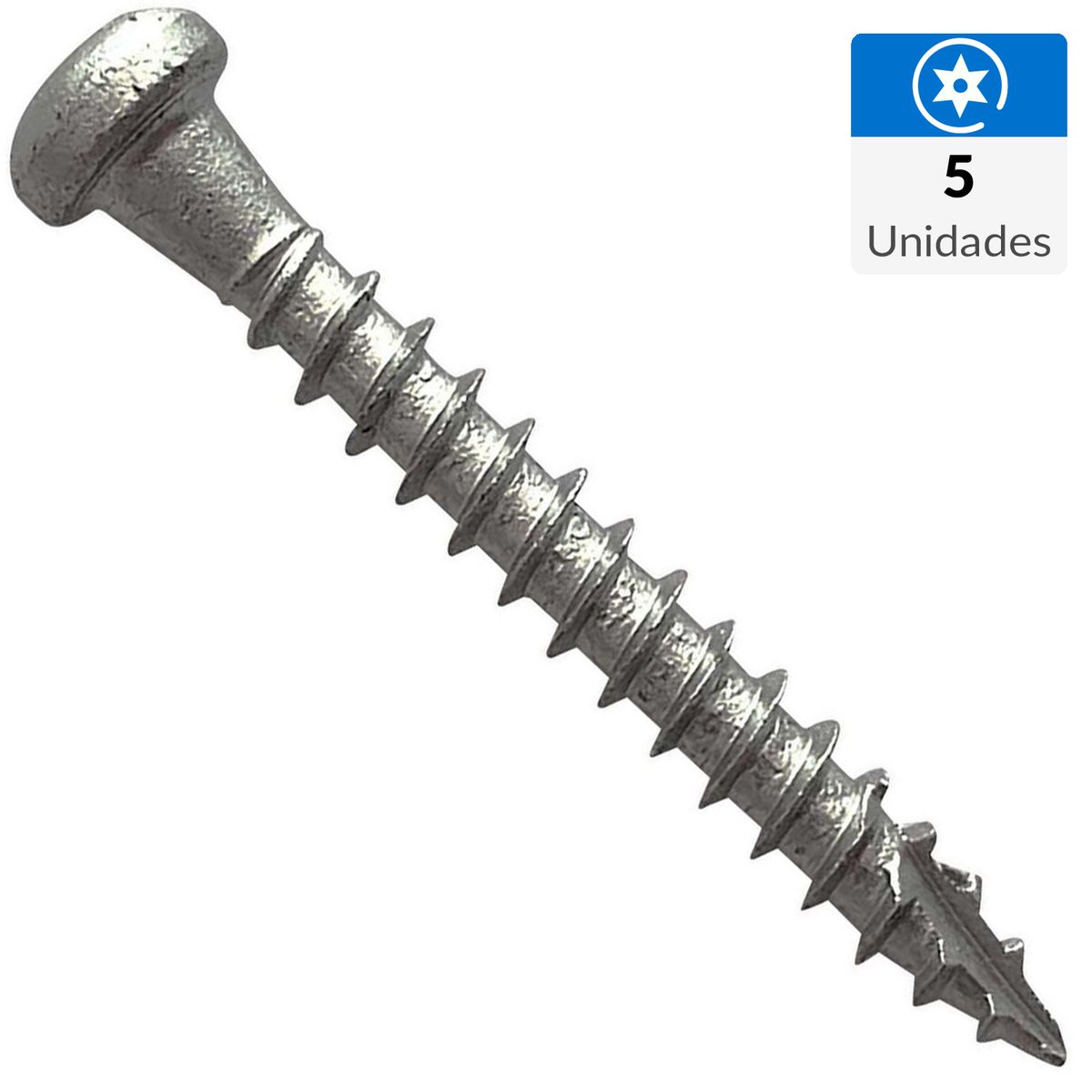 MAMUT - Tornillo Tirafondo Madera 160 mm 10 mm 5 unidad(es)
