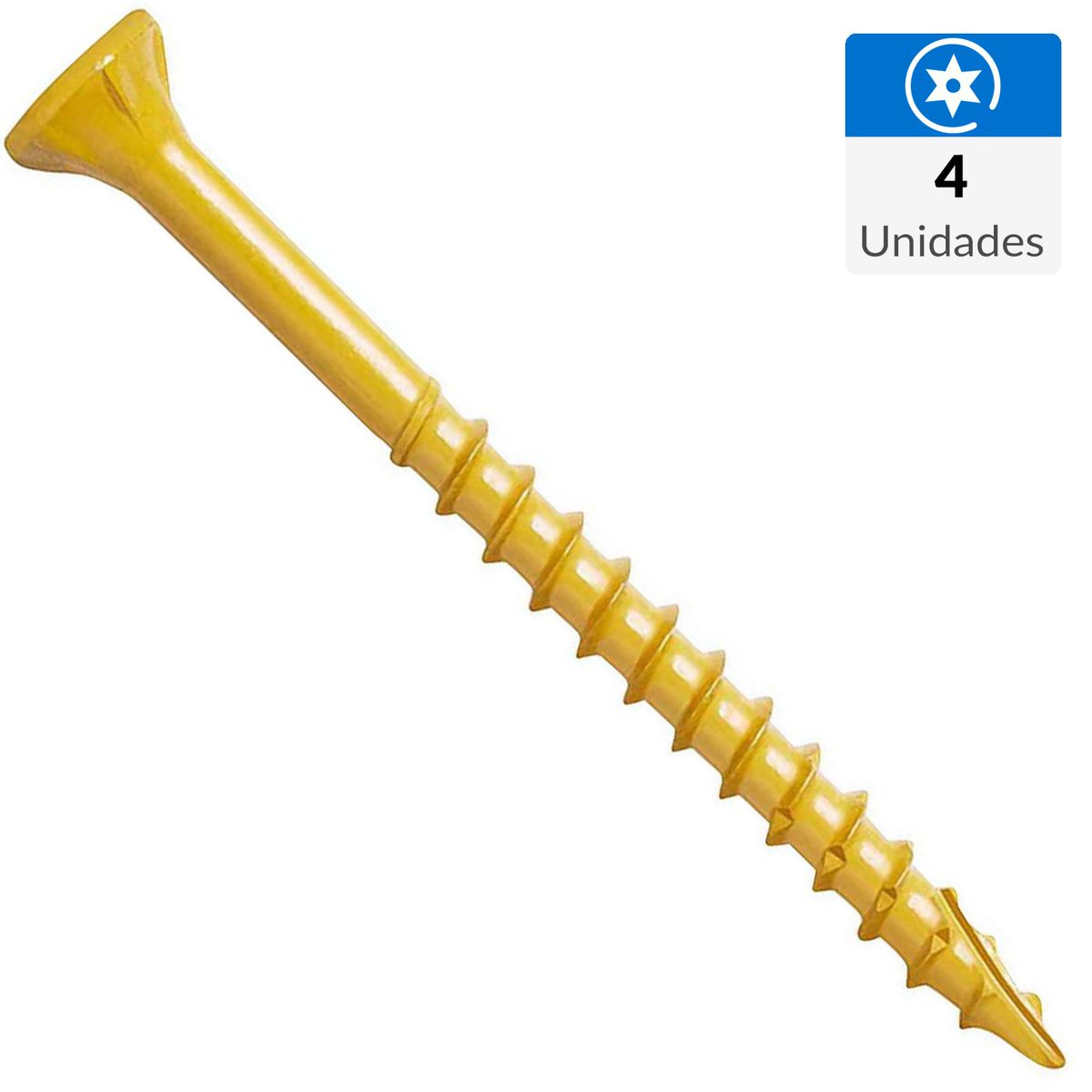 MAMUT - Tornillo Tirafondo Madera 1/2 " 5/16 " 4 unidad(es)