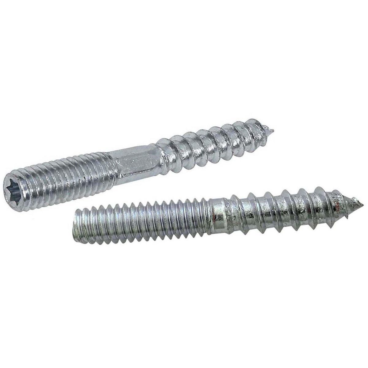 MAMUT - Esparrago rosca madera/metal 1/4x3" zincado brillante 2unid